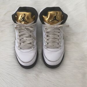 Air Jordan 5 Retro Olympic Gold Youth/Women/Men‎